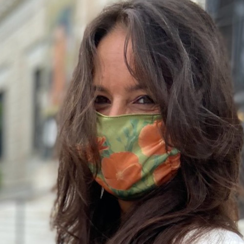 Museum Face Masks  "POPPIES"  Reusable